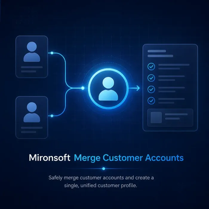 Mironsoft Merge Customer Accounts
