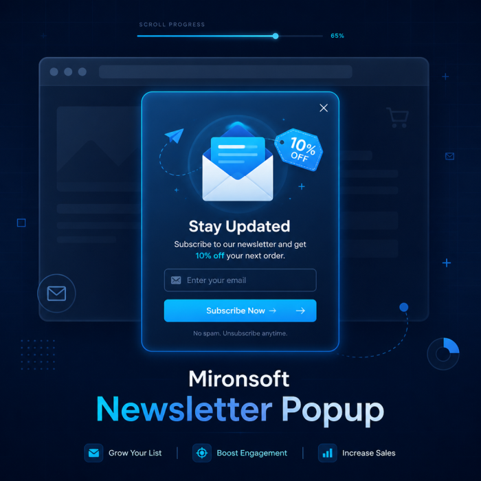 Mironsoft Newsletter Popup
