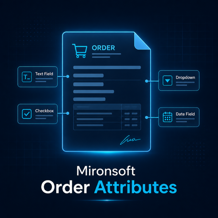 Mironsoft Order Attributes