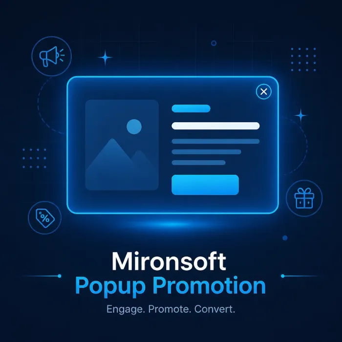 Mironsoft Popup Promotion