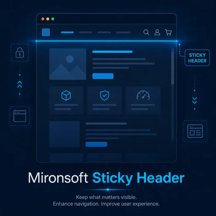 Mironsoft Sticky Header