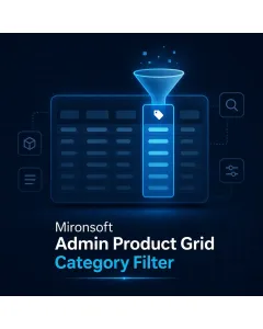 Mironsoft Admin Product Grid Category Filter