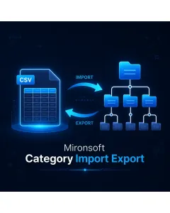 Mironsoft Category Import Export