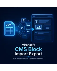 Mironsoft CMS Block Import Export