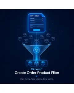Mironsoft Create Order Product Filter