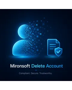 Mironsoft Delete Account