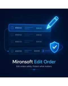Mironsoft Edit Order