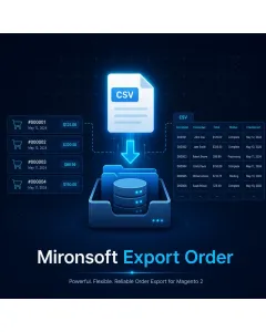 Mironsoft Export Order