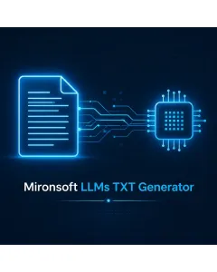 Mironsoft LLMs TXT Generator