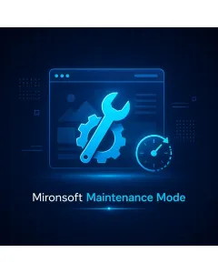 Mironsoft Maintenance Mode
