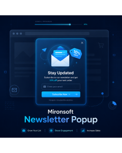 Mironsoft Newsletter Popup