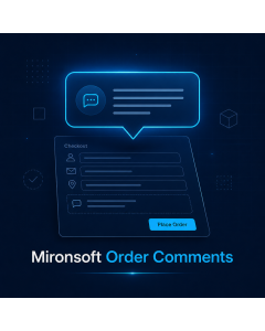 Mironsoft Order Comments