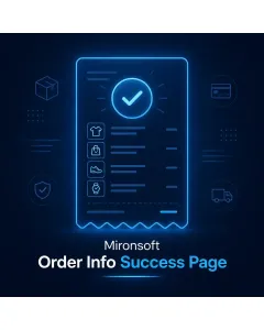 Mironsoft Order Info Success Page