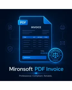 Mironsoft PDF Invoice