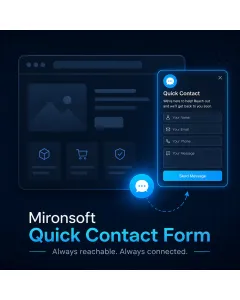 Mironsoft Quick Contact Form