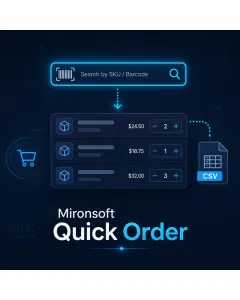 Mironsoft Quick Order