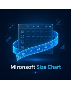 Mironsoft Size Chart