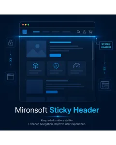 Mironsoft Sticky Header