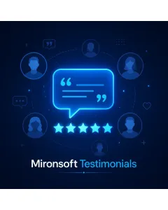 Mironsoft Testimonials