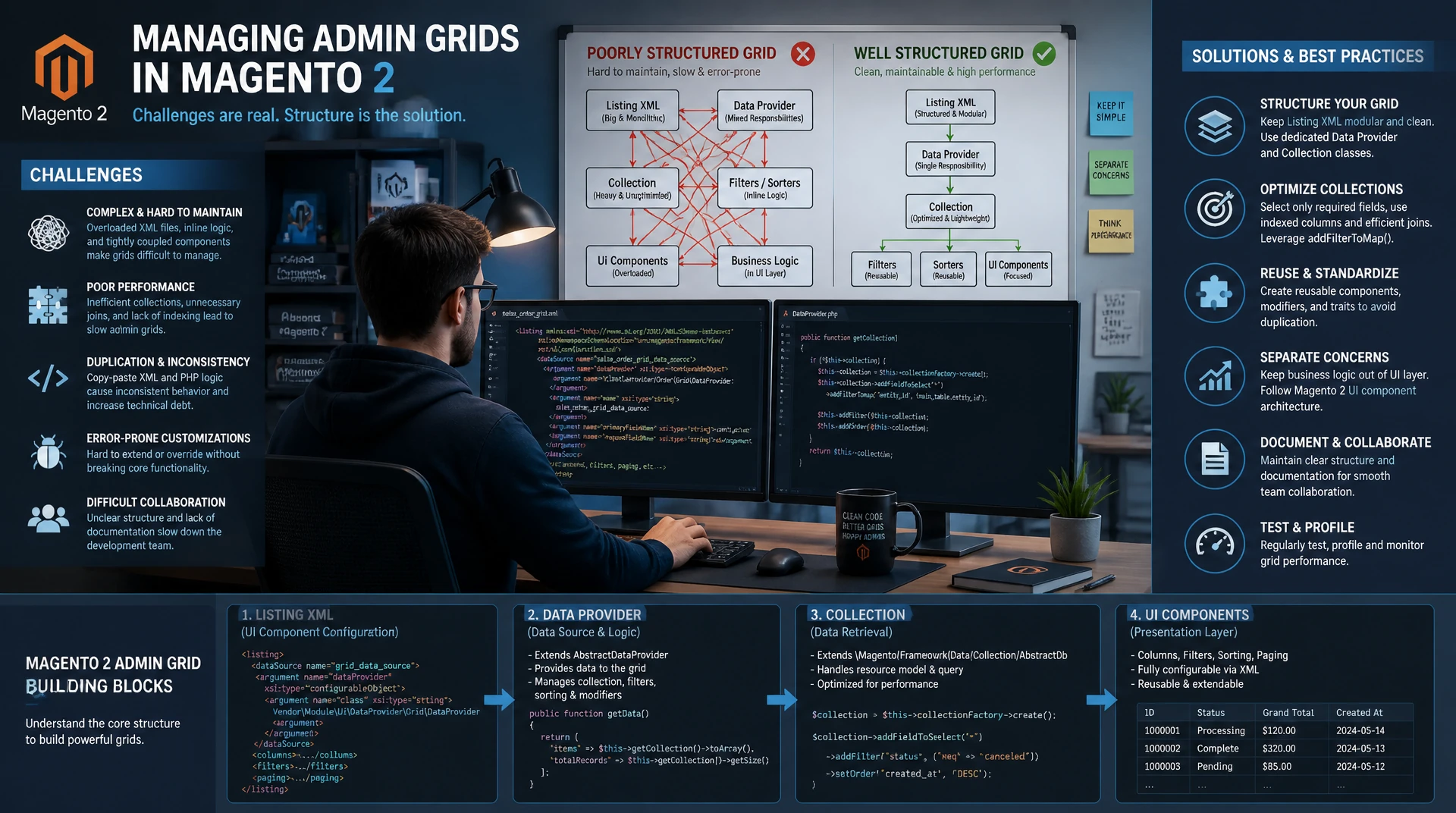 Admin Grid mit UI Component in Magento 2 | Modernes Backend-Interface