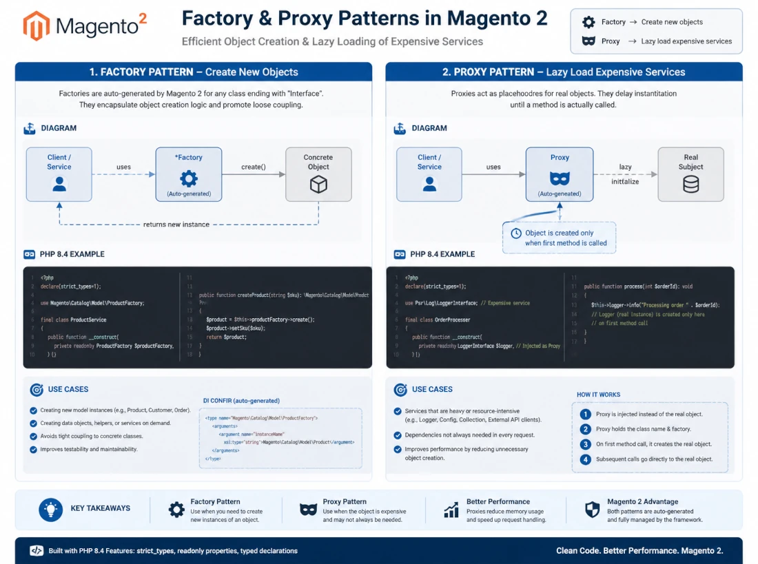 Factory & Proxy Pattern in Magento 2 | mironsoft.de