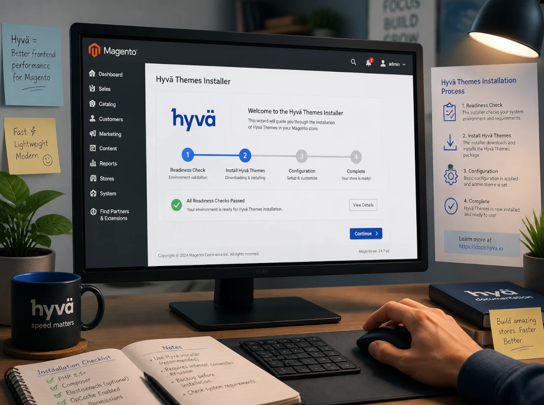 Installation of Hyvä Themes in Magento
