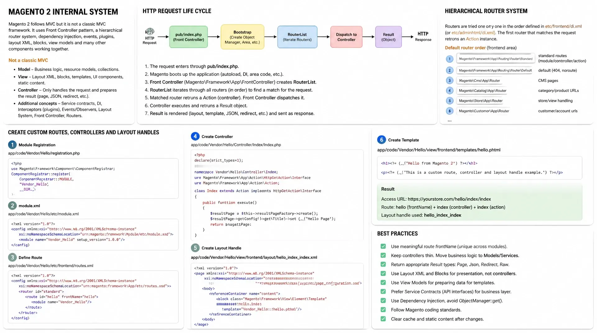 MVC & Front Controller Pattern in Magento 2
