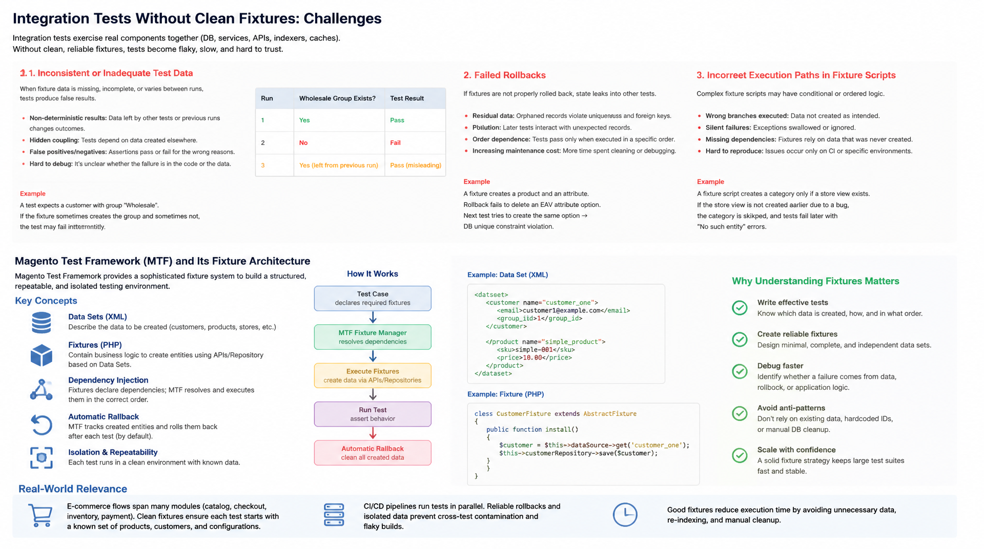 Magento Fixtures in Integrationstests verstehen