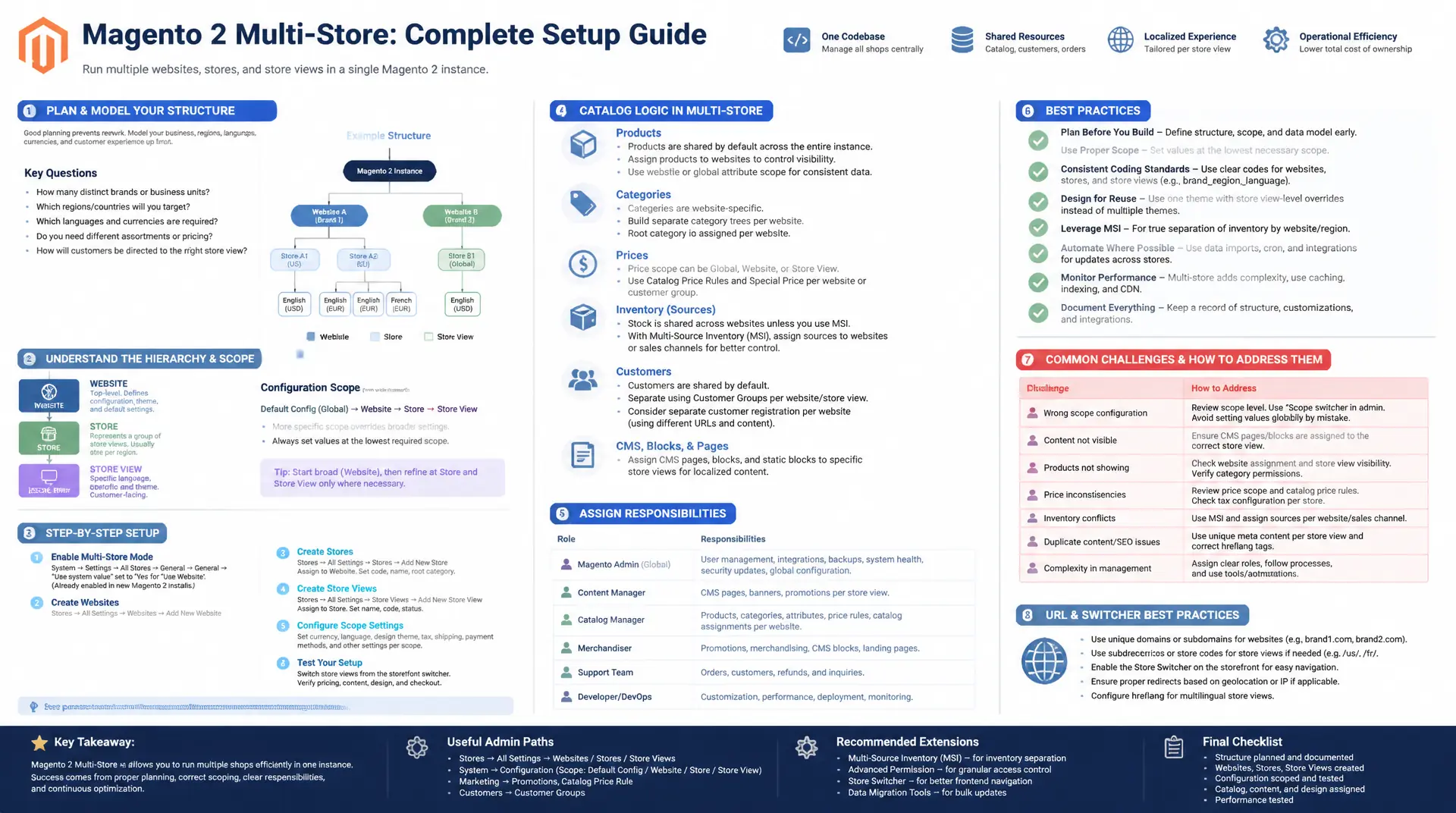 Magento 2 Multi-Store | Eine Instanz, viele Shops