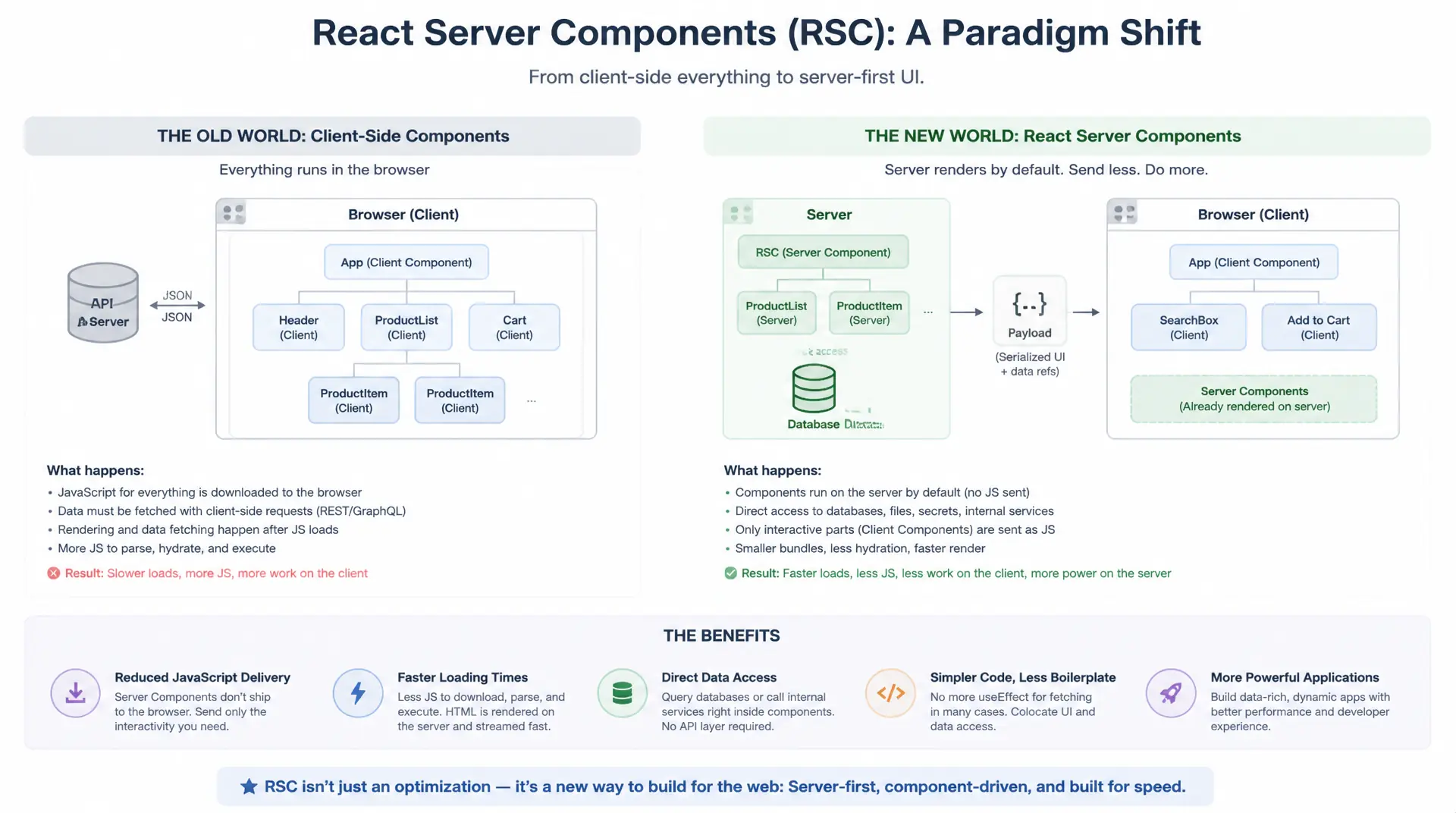 React Server Components: Der komplette konzeptuelle Guide