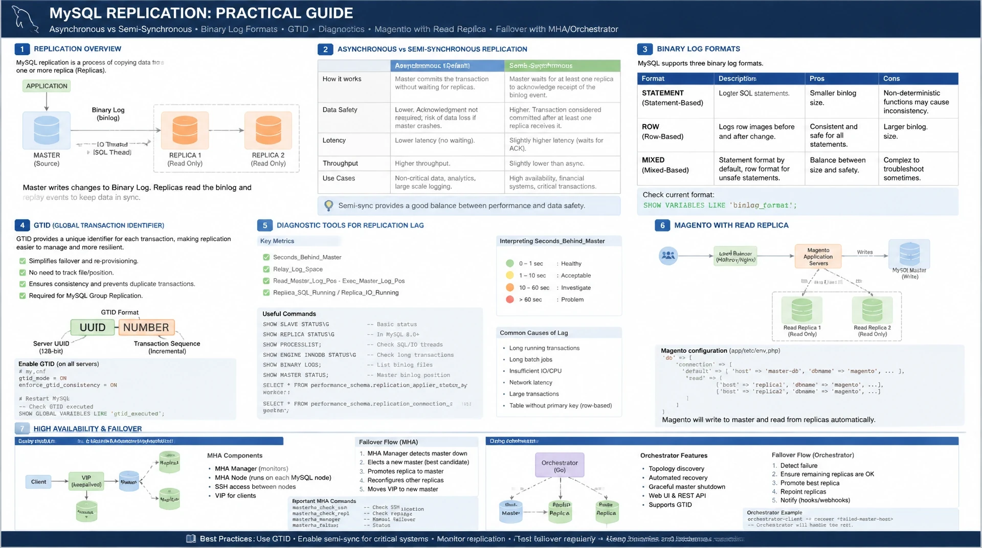 Replikation verstehen: Primary, Replica, Lag und Failover