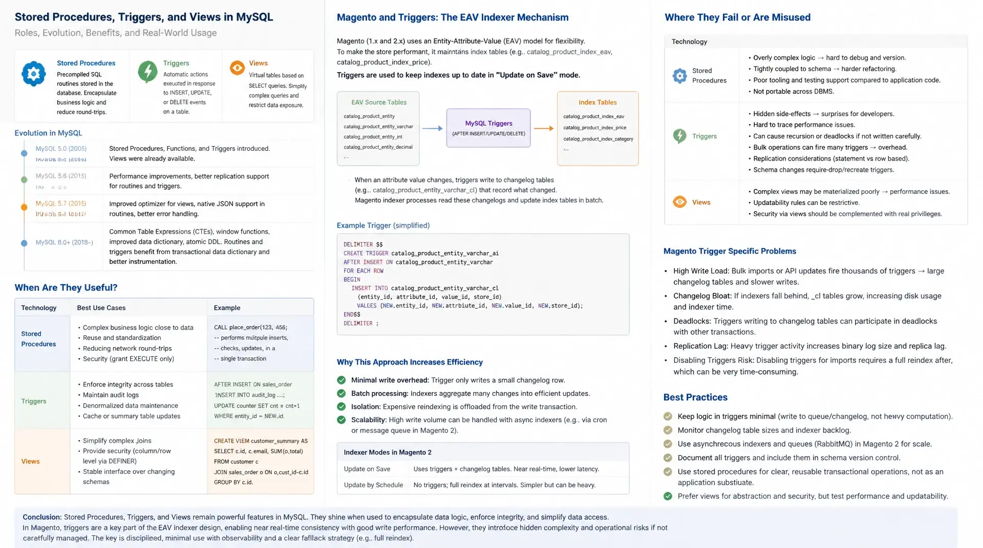 Stored Procedures, Trigger und Views: Noch sinnvoll oder nur Altlast?