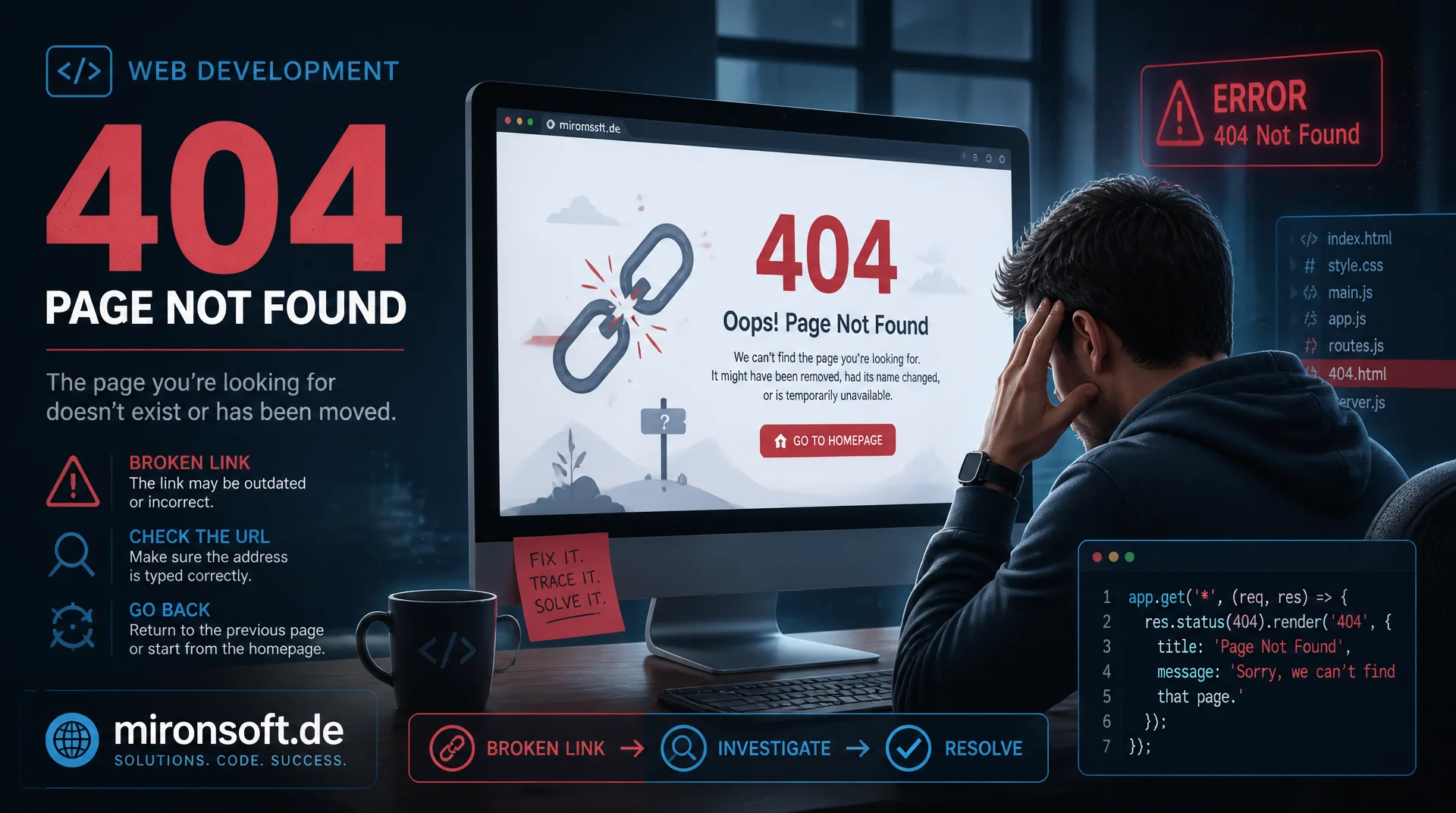 404- und 500-Fehlerseiten im Hyvä-Theme technisch korrekt implementieren