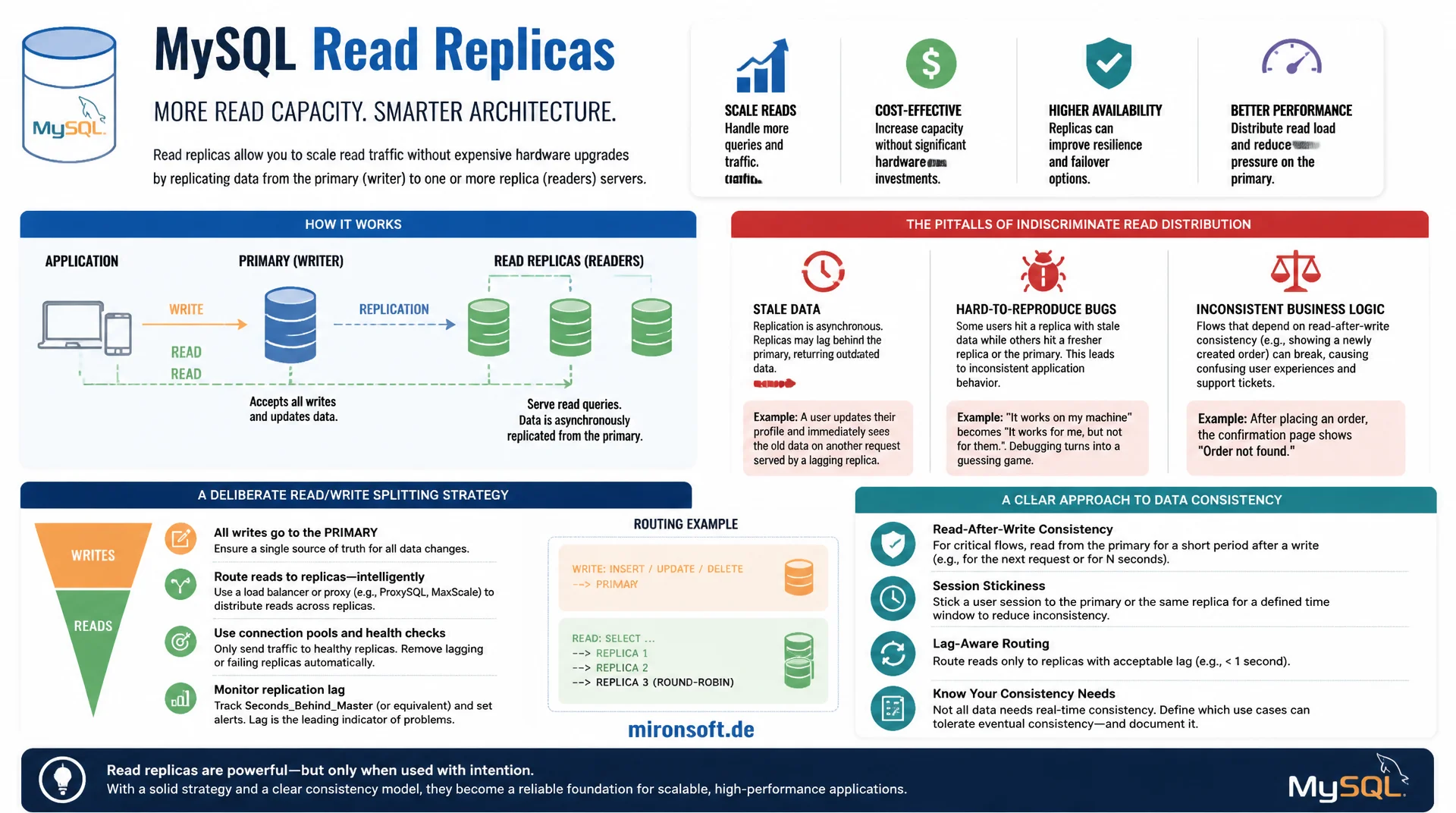 MySQL Read Replicas: Lastverteilung in Anwendungen