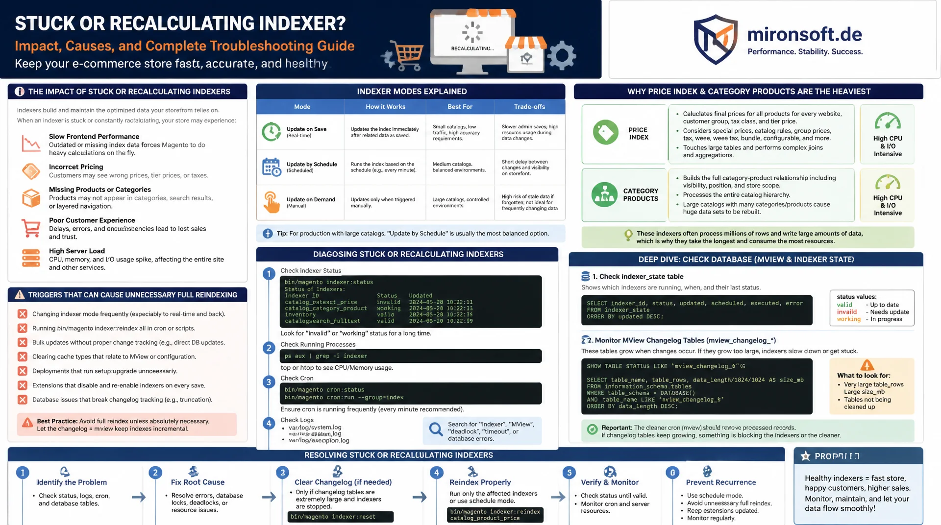 Magento-Indexer-Performance: Von Full-Reindex zu Schema-Updates