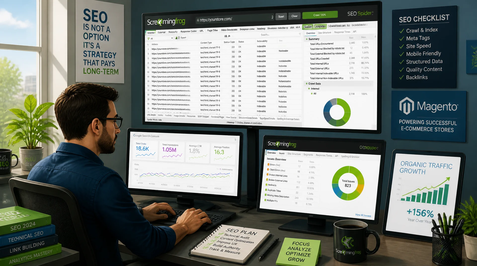 Screaming Frog für technische SEO-Audits richtig einsetzen