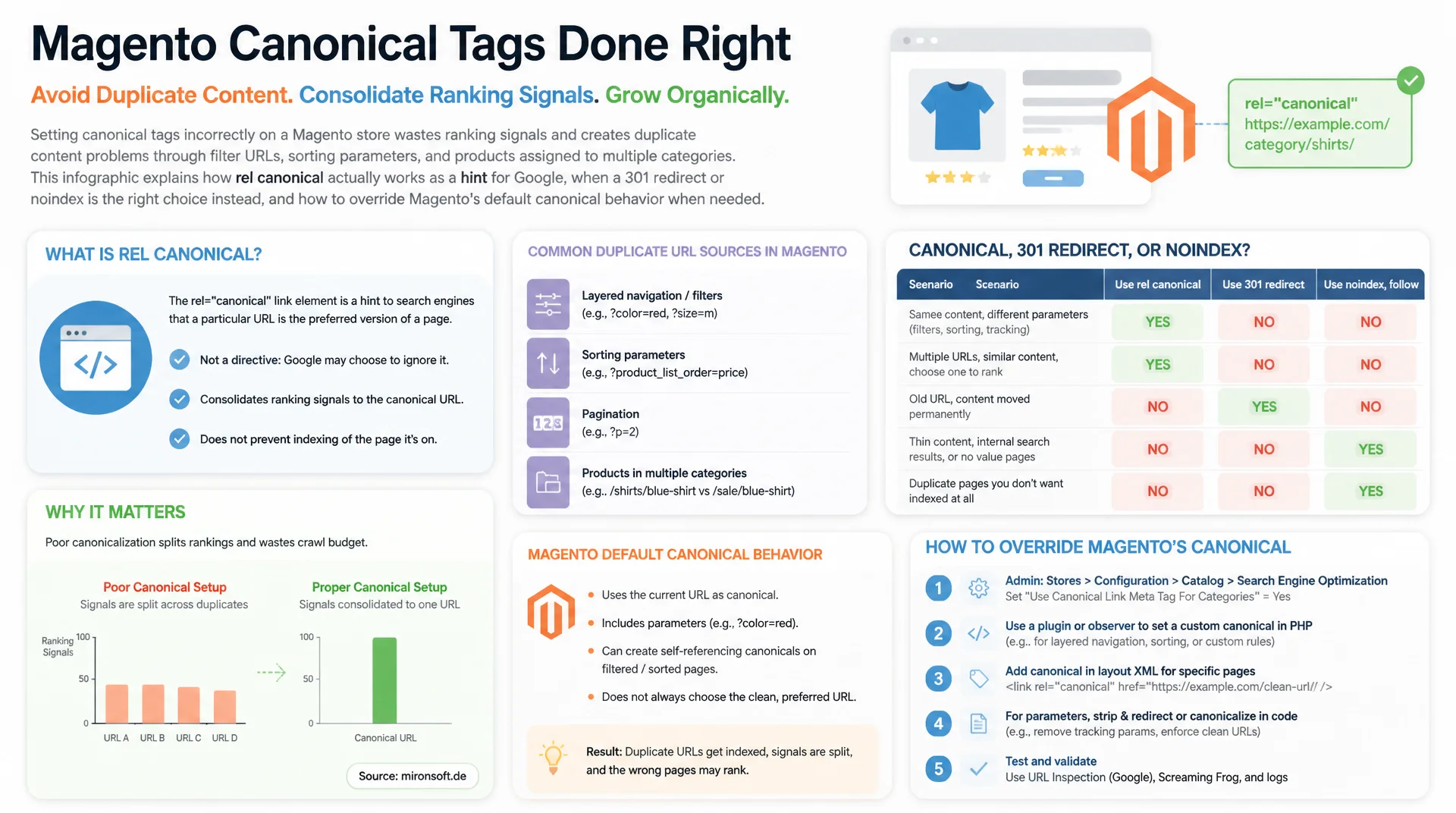 Canonical-Tags richtig einsetzen gegen Duplicate Content