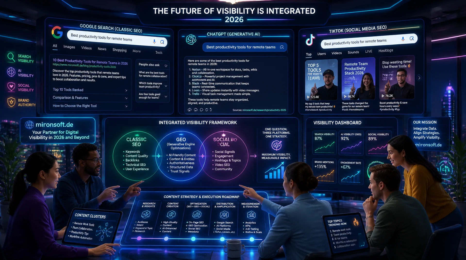 Integrierte SEO- und Social-Media-Strategie für 2026
