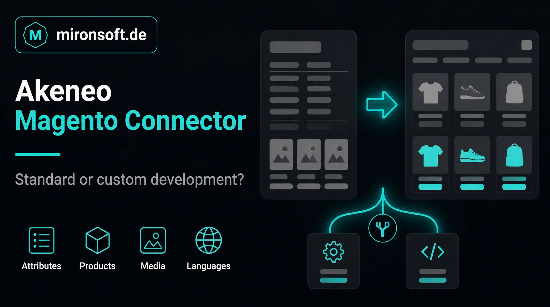 Akeneo Magento Connector: Standard oder Eigenentwicklung?