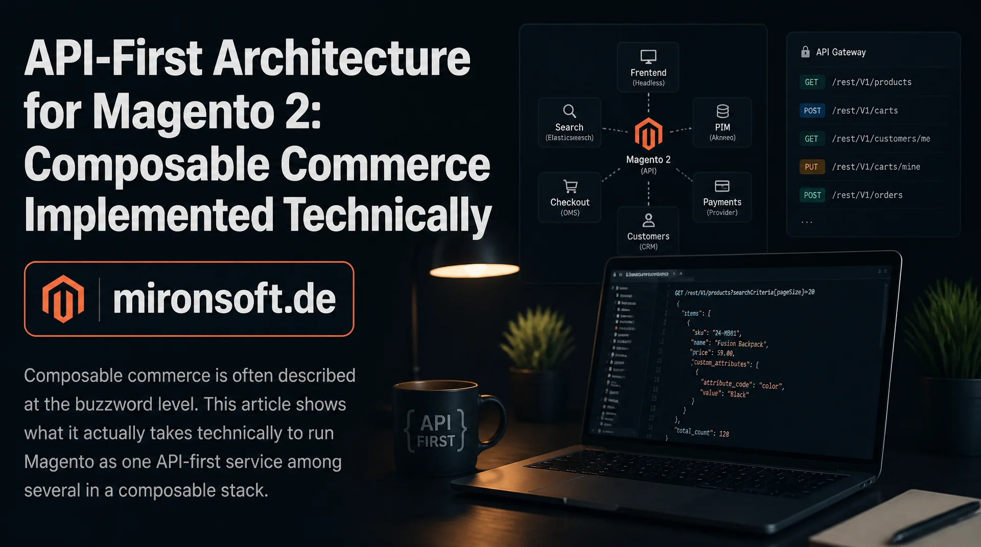 API-First Architecture for Magento 2: Composable Commerce Implemented Technically