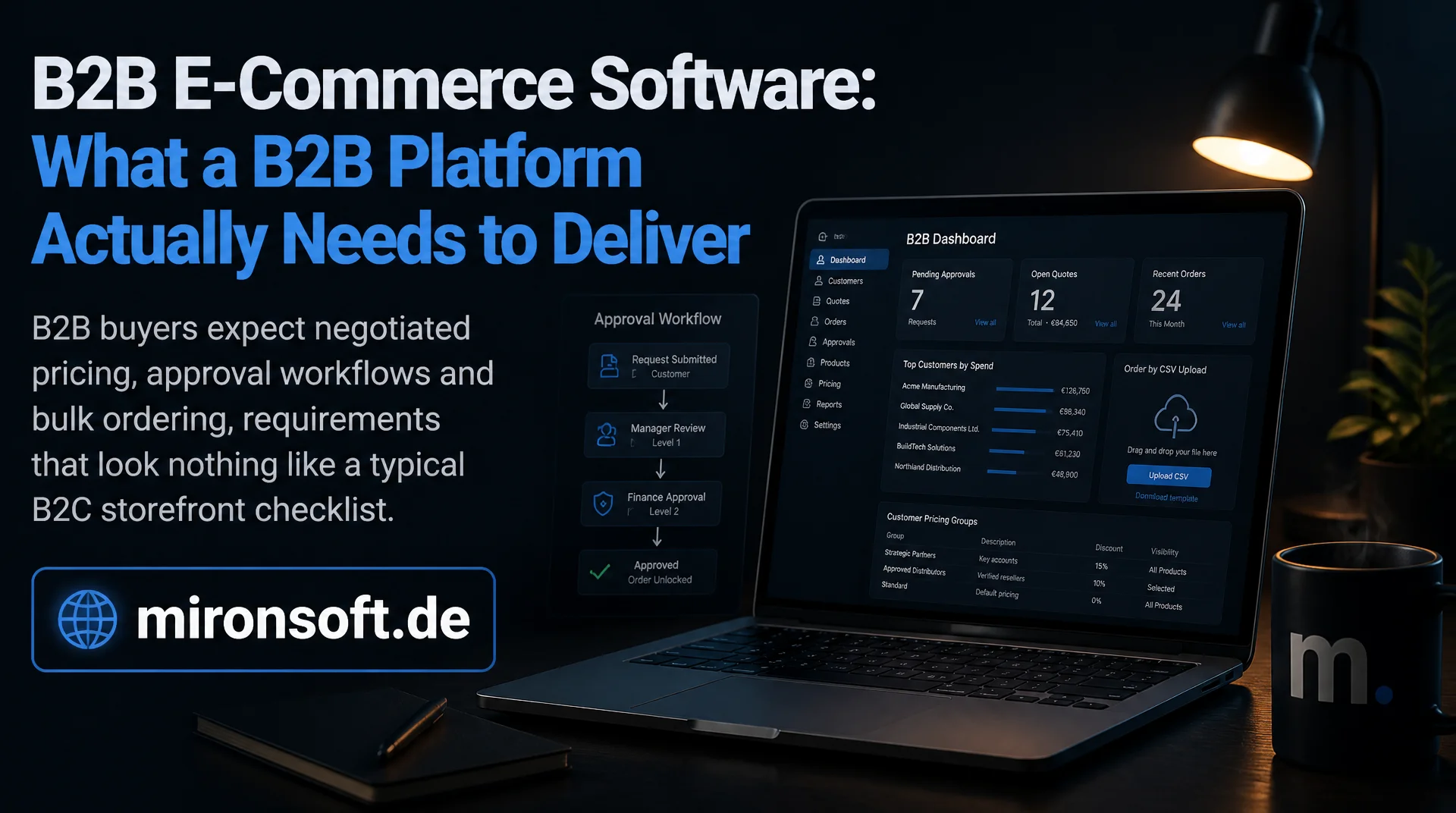 B2B E-Commerce Software: What a B2B Platform Actually Needs to Deliver
