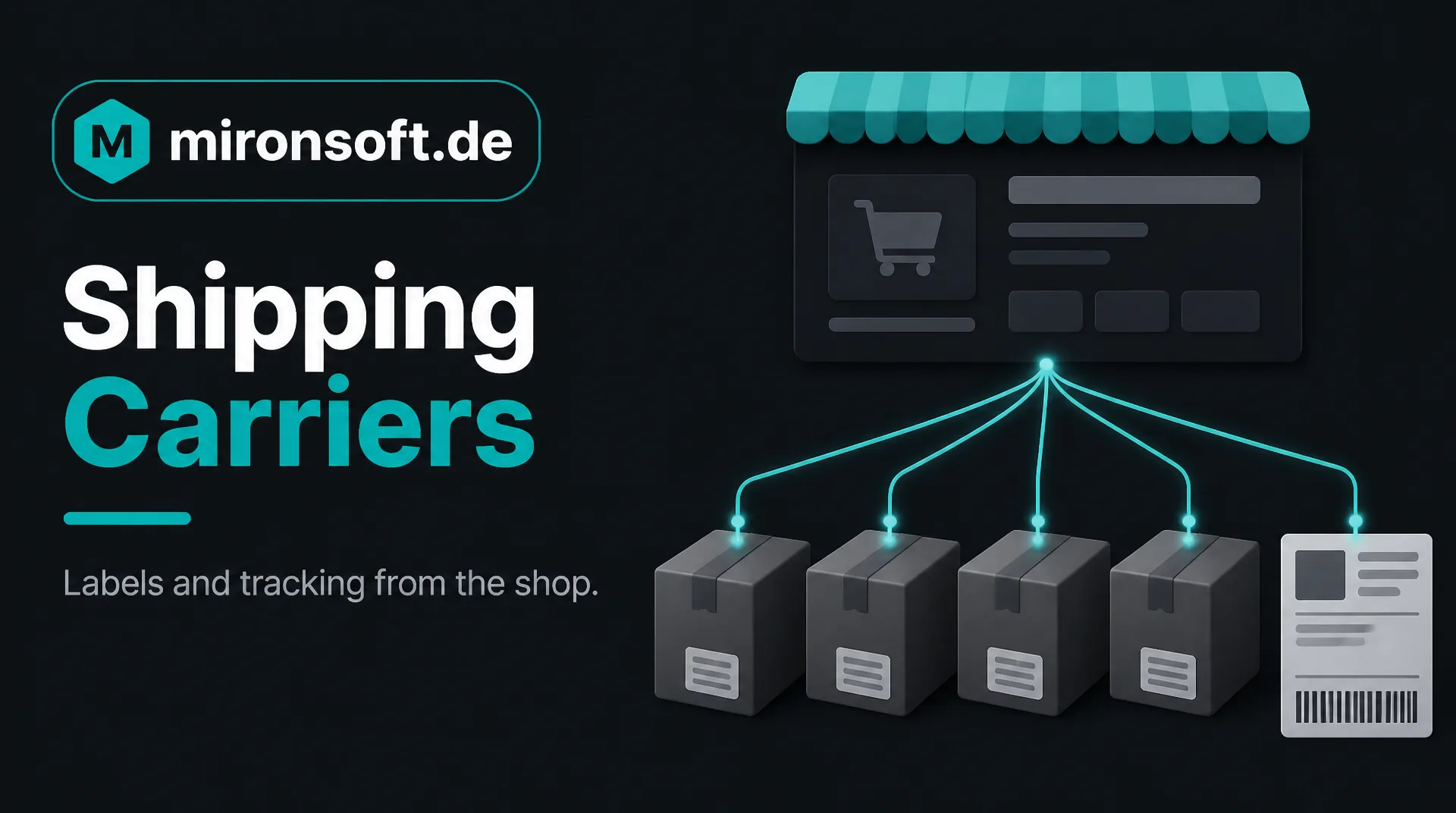 Versanddienstleister an Magento anbinden: DHL, DPD, UPS, GLS