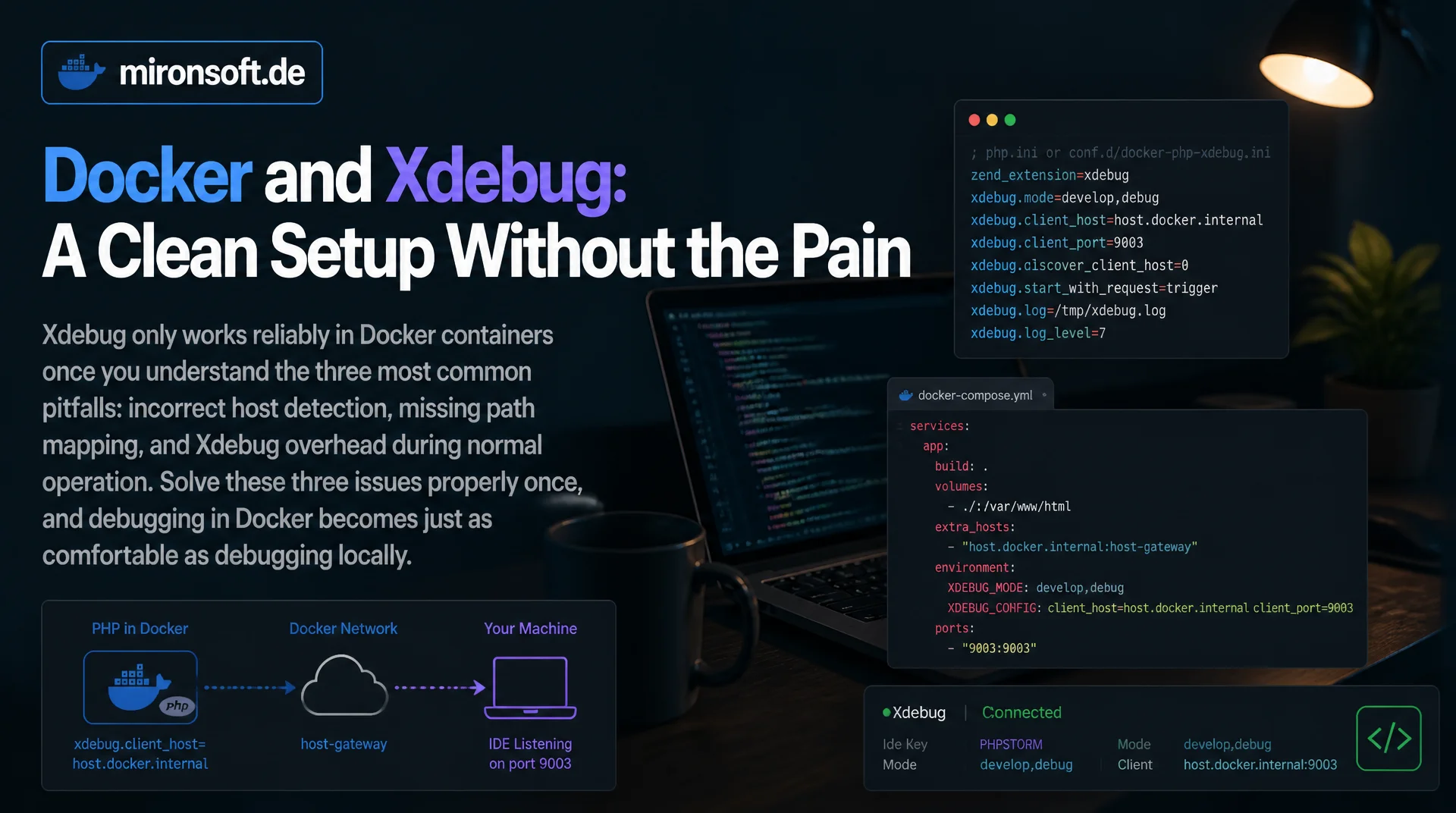 Docker und Xdebug: sauberes Setup ohne jeden Schmerz