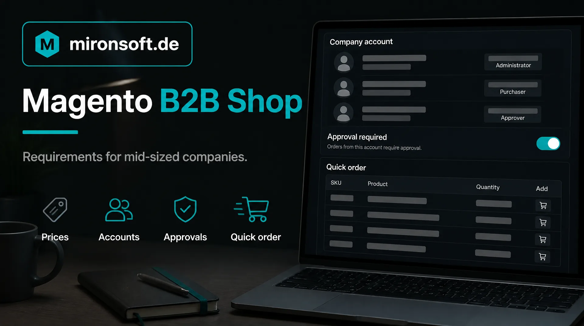 Magento B2B Shop für den Mittelstand: Anforderungen und Kosten