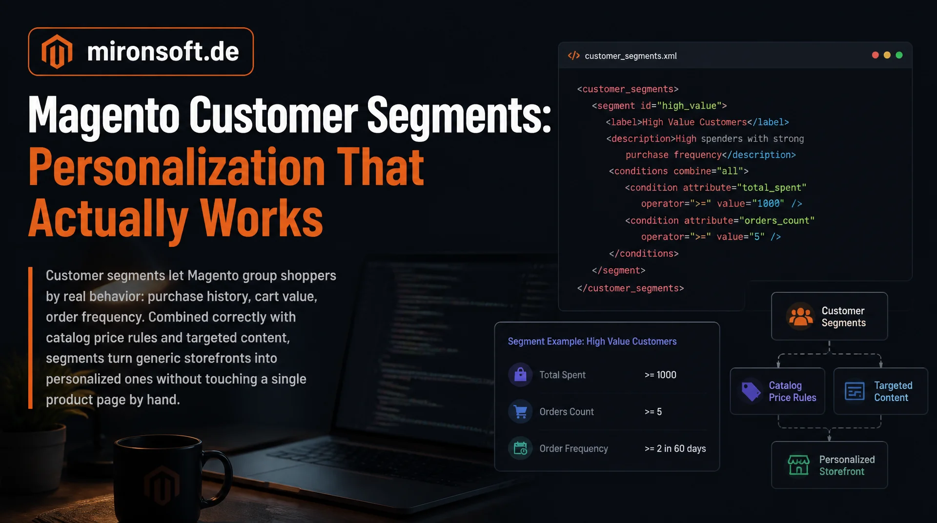 Customer Segments in Magento 2 | Personalisierung ohne Third-Party