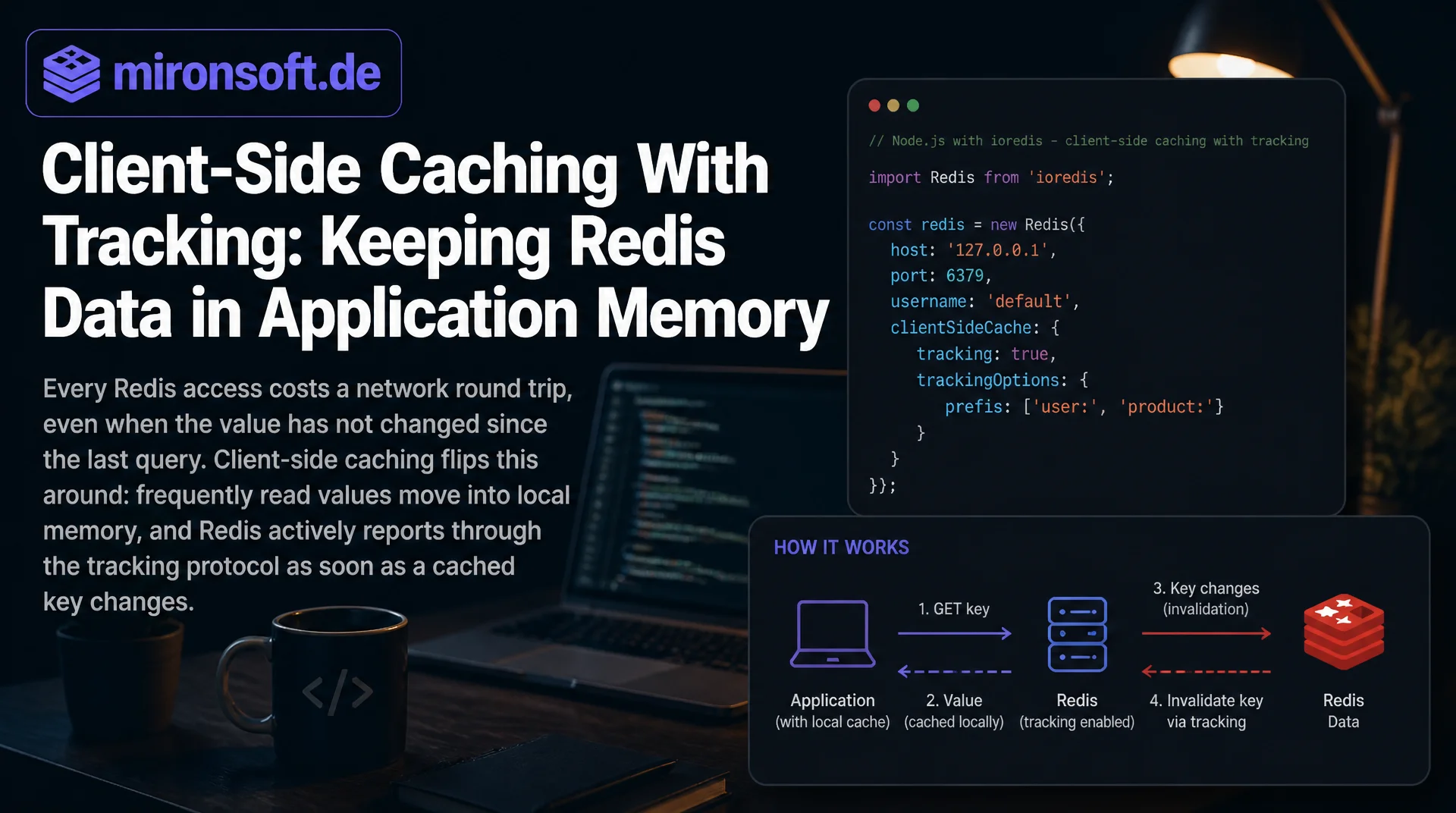 Client-Side Caching mit Tracking: Redis-Daten im Anwendungsspeicher halten