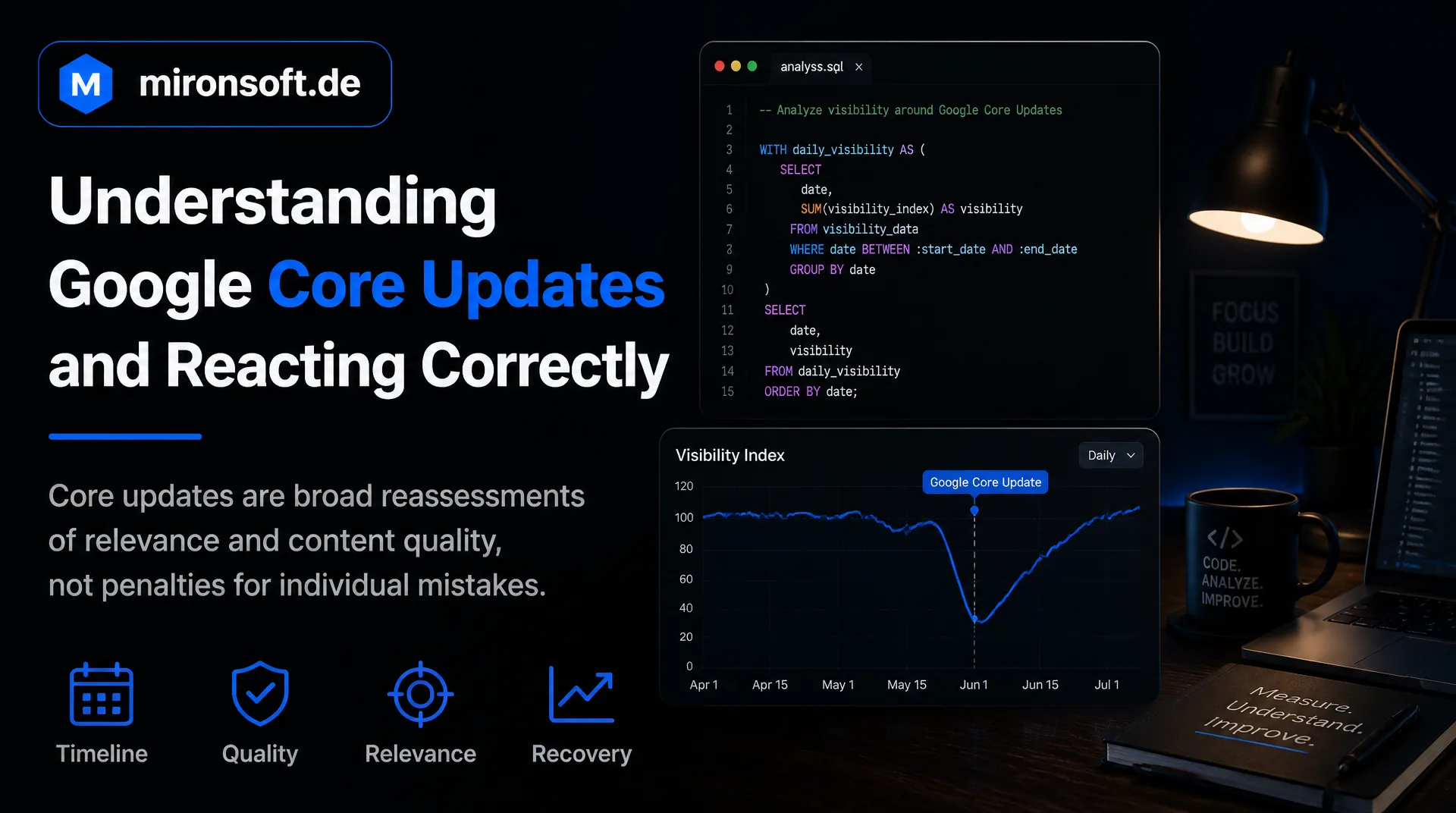 Google Core Updates verstehen und richtig reagieren