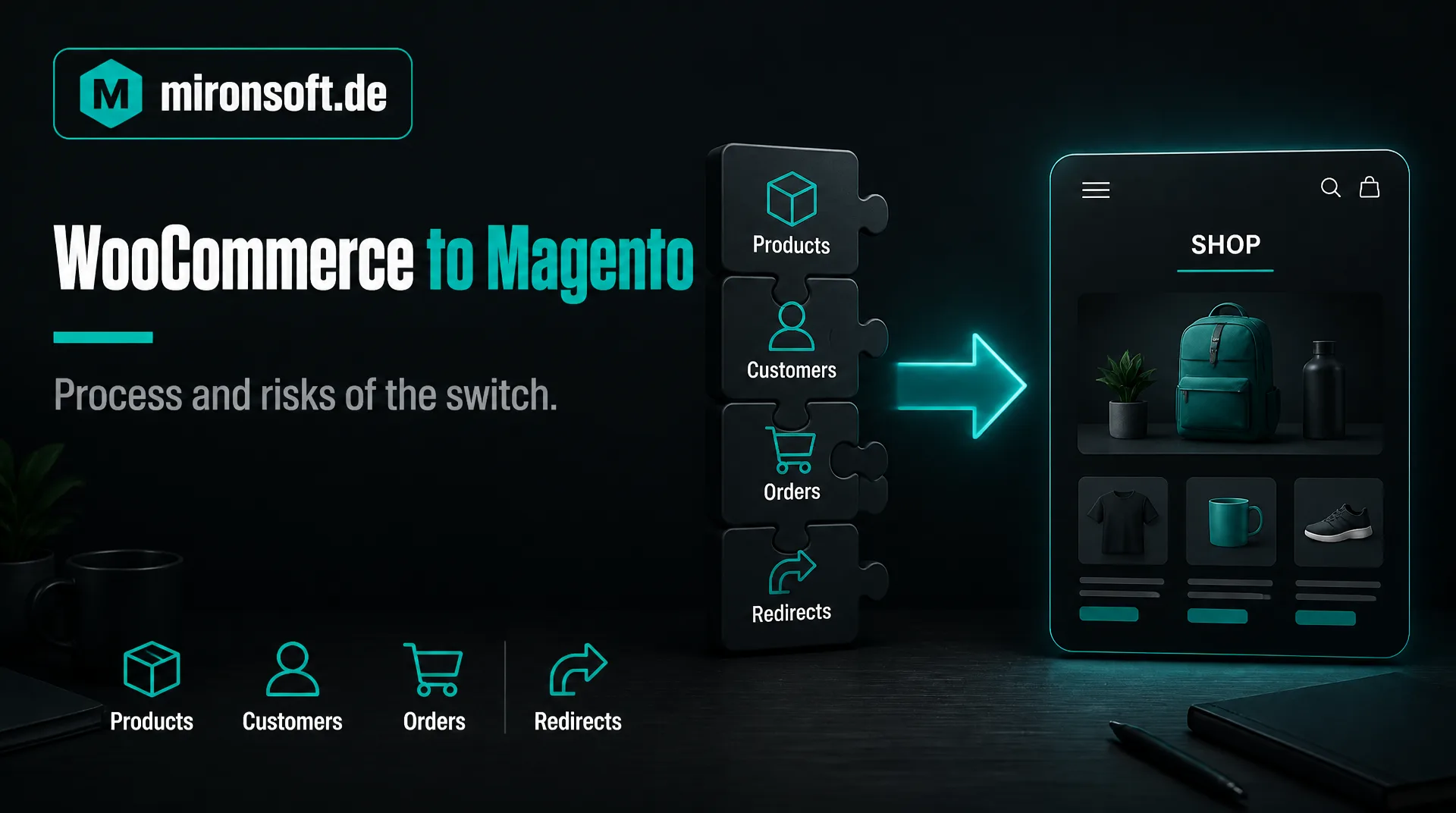 Von WooCommerce zu Magento wechseln: Ablauf und Risiken