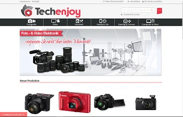 Techenjoy: Elektronik und Foto Shop: Umzug von XT-Commerce auf Magento 2