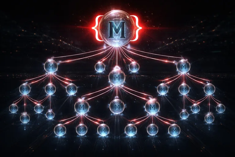 The networking of hierarchies